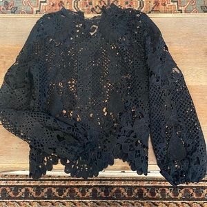 Lace long sleeve